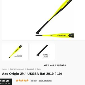 AXE Origin Drop 10 2019 31 in bat